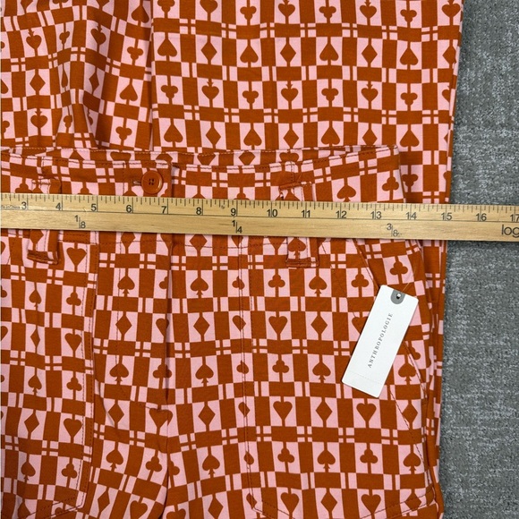 Maeve NWT The Naomi Wide Leg Flare Printed Pant Size 0 - Picture 3 of 9